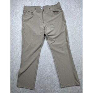 Peter Millar Eb55 Performance Pants Golf Lightweight Beige 38/32‎